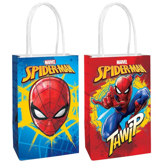 8.3&#x22; Spider-Man Webbed Wonder Paper Kraft Bags